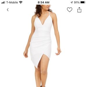 White bachelorette party dress